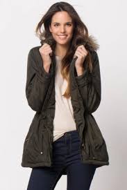 Haki Kadin Kapsonlu Parka 281777 Defacto Parka Kapsonlular Stil