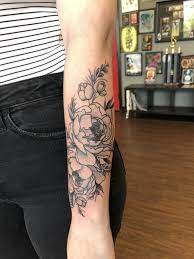 Flowers Tattoo Forearm Peonies 58 Ideas Flower Tattoo Arm Flower Tattoos Peonies Tattoo