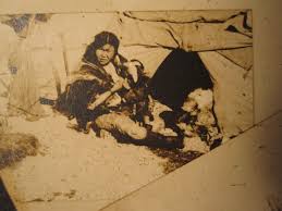 ANTIQUE SALCHAKET ALASKA HALF BREED INTERRACIAL PIONEER FISH POEM OLD RPPC  PHOTO Postcards & Supplies