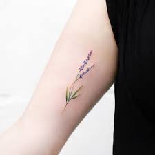 Small Lavender Tattoo On Hand Lavender Tattoo Hand Tattoos For Women Hand Tattoos