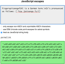 What can you do with json escape? Javascript Character Escape Sequences Mathias Bynens