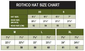 Account Under Maintenance Hat Size Chart Rothco Size Chart