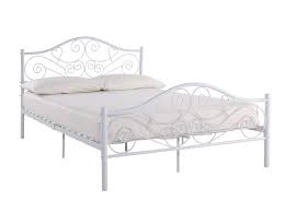 Codes promo, ventes flash, livraison offerte, trouvez le produit de vos rêves à prix réduit ! Metallbett Mit Lattenrost Leyna 140x190cm Weiss Kaufen