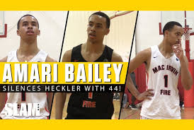 One of the most coveted backcourt recruits in the 2022 class made his decision wednesday as amari bailey committed to ucla, per jeff borzello of espn. Amari Bailey Silences Heckler Drops 44 With Game Winner