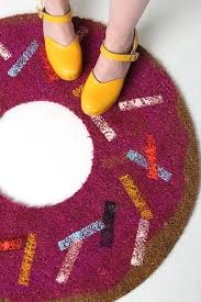 The House That Lars Built Diy Donut Rug Diy Donuts Diy Rug Donut Decorations