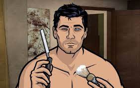 Introspection is the enemy of happiness.. Archer Exclusive Sterling Archer On The Best Mustache Nickname Growing The Perfect Movember Stache Sterling Archer Archer Tv Show Funny Shows
