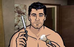 Oo la lana, lana, laaannnnna! Archer Exclusive Sterling Archer On The Best Mustache Nickname Growing The Perfect Movember Stache Sterling Archer Archer Tv Show Funny Shows