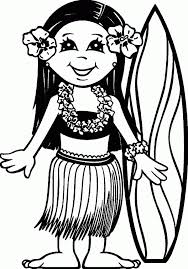 Surfer Girl Hawaii Coloring Pages Surfer Girl Hawaii Coloring Coloring Home Hawaiian Luau Hawaiian Luau Hawai In 2020 Hawaiian Crafts Hawaii Theme Hawaii Crafts