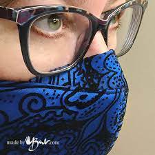 I wore each one indoors and outdoors. Fitted Face Mask Pattern For Glasses Made By Barb Free Download