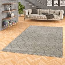 Unsere teppiche in grau sind zeitlos elegant und lassen sich mit allen dekorationselementen und farben in deinem zuhause kombinieren. Venezia Luxus Designer Teppich Rauten Grau Beige Meliert