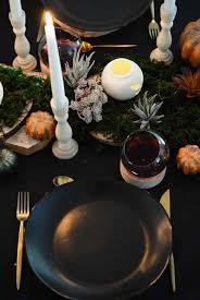 Ma Decoration D Halloween Chic Nappe Papier Nappe Noire Idees De Decor