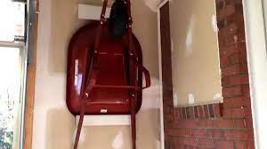 Wheelbarrows come with single and double tires. How To Hang A Wheelbarrow On A Garage Wall With Simple Self Made Wood Board Cleats Easy Job Youtube