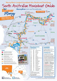 South Australian Houseboats Map And Departures