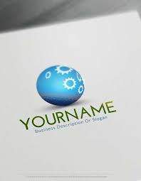 Free 3d Logo Maker Online 3d Industrial Logo Design Online Logo Design Logo Maker Logo Design