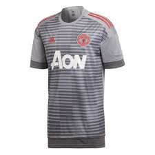 Ob das neue trikot, taschen oder eine kappe, bei uns schlägt das fußballherz der anhänger von manchester united höher. Manchester United Trikot Vor Dem Rennen Grauen 2017 18 Adidas