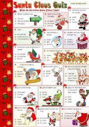 Rd.com knowledge facts nope, it's not the president who appears on the $5 bill. English Exercises Santa Quiz