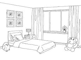 Black And White Home Clipart Kids Bedroom Clipart Black And White Modern Home Decor Pertaining To Kids Bedroom Clipart Interior Design Sketches Black And White Furniture Interior Sketch