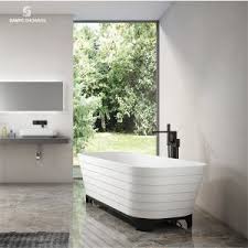 A natural stone environment to take a bath and relax. Elegant Solid Marble Bathtub For Massage And Relaxation Alibaba Com