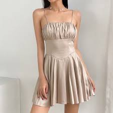 $119 style no dd1ci772 select a color black/cloud. Honet Strappy Pleated A Line Dress Yesstyle