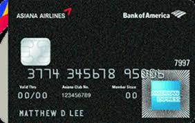 Asiana credit card american express. Asiana Airlines Visa Signature Credit Card Is Issued By Bank Of America And It Is Design American Express Card Travel Rewards Credit Cards Airline Credit Cards