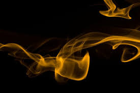 Premium Photo Yellow Smoke Abstract On Black Background Yellow Ink On Dark Smoke Background Black Texture Background Black Backgrounds