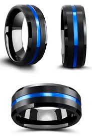 Black And Blue Wedding Ring Blue Ocean Black Wedding Rings Unique Buy Wedding Rings Wedding Rings