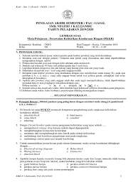 Soal dan jawaban pemeliharaan kelistrikan kendaraan ringan kelas 12. Soal Pkkr 2019 Kls Xii Remidi