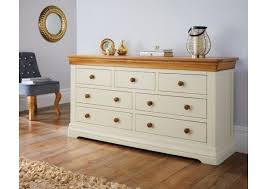 Farmhouse Country Oak Cream Painted 3 Over 4 Chest Of Drawers Flash Sale Chest Of Drawers Bedroom Chest Of Drawers Furniture