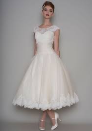 86 Prudie Vintage Inspired Tea Length Silk Organza Bridal Dress Tea Length Wedding Dresses Lace Tea Length Wedding Dress Vintage Tea Length Wedding Dress