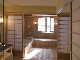 The vanity is painted white and then. Japanese Style Bathroom Houzz