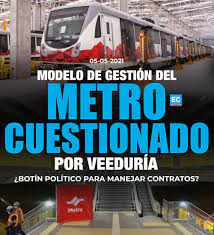El gerente del metro de quito, rodrigo torres, señala que todo lo. Operacion Del Metro De Quito Ahora Se Preve Para Junio Del 2022 El Comercio