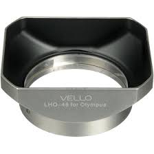 lho 48 dedicated lens hood silver for olympus lh 48