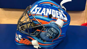 Perfect for any islanders fans to add to there collection and autographs too!. Greiss Embraces Islanders Past By Putting Fisherman On New Mask