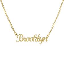 Custom Gold Name Necklace