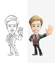 Handsome Businessman Cartoon Character Tooncharacters Cartoon Characters Sketch Character Design Cartoon Characters