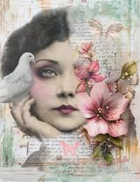 Digital Collage Art by Sarah Beth