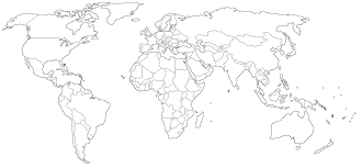 Weltkarte kontinente weltkarte umriss geographie karte. Images For World Map Black And White Png Free Printable World Map World Map Outline World Map Printable