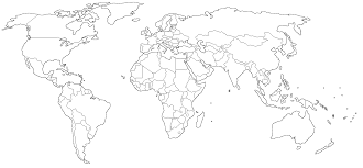 Dekoration & accessoires für reisende. Images For World Map Black And White Png Free Printable World Map World Map Outline World Map Printable