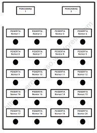 Penerapan unbk dimaksudkan untuk meningkatkan efisiensi, mutu, kredibilitas, kejujuran, dan integritas ujian. Denah Tempat Duduk Peserta Ujian Nasional 2013 Goeroendeso