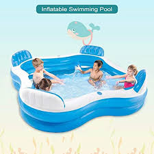 Intex inflatable pool with seats · 3. N L Family Pool 229 229 46cm 762l Inflatable Swimming Pool With Seats Cup Holder Blow Up Leisure Swim Center Lounge Pool Bathtubs For Kids Adults Family Garden Backyard Water Party Pricepulse