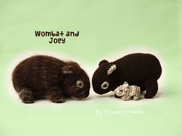 Wombat And Joey Amigurumi Amigurumi Pattern Crochet Patterns Amigurumi Wombat