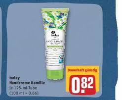 Durch ständigen kontakt mit wasser und der umwelt. Today Handcreme Kamille Angebot Bei Rewe