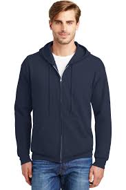 Hanes Ecosmart Full Zip Hooded Sweatshirt Hanes