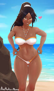 Beach Yoruichi nude