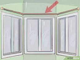 To hang a curtain rail in a bay window. How To Hang Curtains In A Bay Window 14 Steps With Pictures