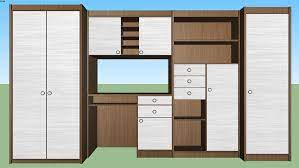 Contemporary cabinets and wardrobes can be used elsewhere as well. Pc Table Rack Wardrobe 3d Warehouse