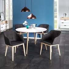Esstisch Stavanger O 110 Cm Rund Weiss Esszimmertisch Kuchentisch Rund Esstisch