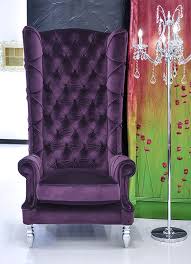 pin by eva stazzoni on nombres purple furniture high back chairs purple decor