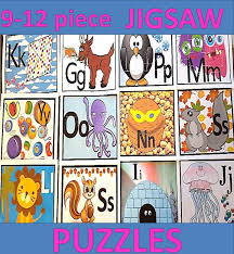 Use These Jigsaw Puzzles On The First Few Days Of School To Help The Students Settle In Think Cooperate With Each Other Jigsaw Puzzles Phonics Games Alphabet