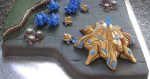 Starcraft Protoss Cake Starcraft Edible Cake
